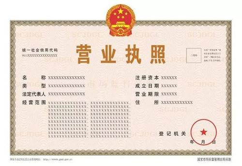 一般營業執照有哪些種類呢？